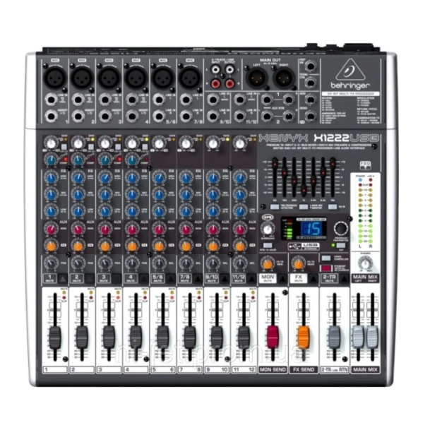 Мікшерний пульт Behringer XENYX QX1222USB