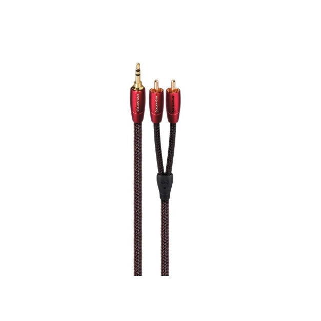 Аудіокабель міжблочний AUDIOQUEST 2.0m GOLDEN GATE 3.5mm RCA Аудіокабель міжблочний AUDIOQUEST 2.0m GOLDEN GATE 3.5mm RCA