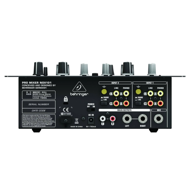 DJ мікшерний пульт Behringer NOX101