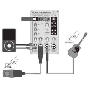 Активна акустична система Behringer B 207 MP3