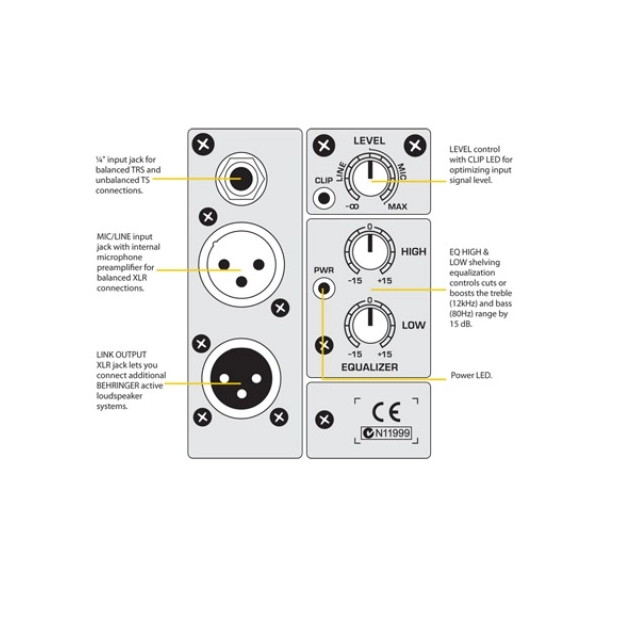 Активна акустична система Behringer B210D