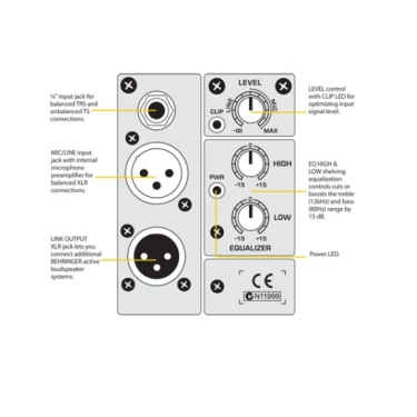 Активна акустична система Behringer B210D