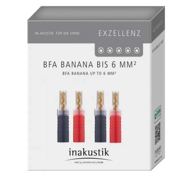 Inakustik Excellence BFA Banana Set 4 Inakustik Excellence BFA Banana Set 4