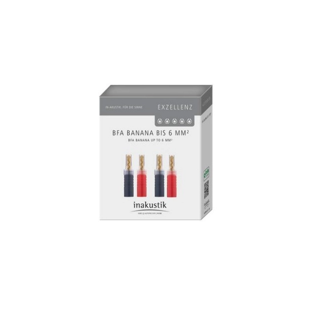 Конектори Inakustik Excellence BFA Banana Set 50 Конектори Inakustik Excellence BFA Banana Set 50