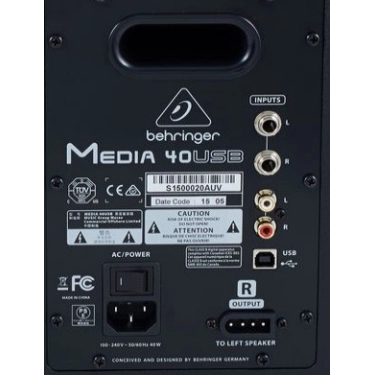 Студійні цифрові монітори Behringer MEDIA 40USB