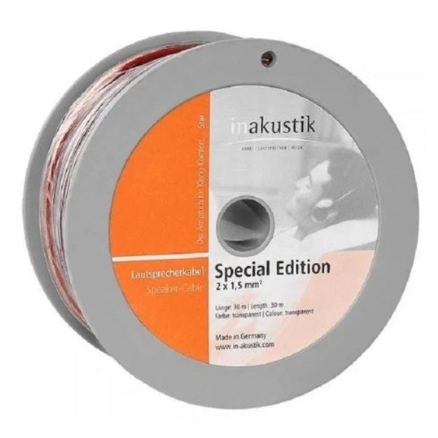 Кабель Inakustik Star Special Edition 2 x 1.5 мм trans 30 м Кабель Inakustik Star Special Edition 2 x 1.5 мм trans 30 м