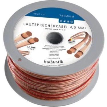 Кабель Inakustik Premium LS-Kabel 2 x 4 мм² mini spools 10 м
