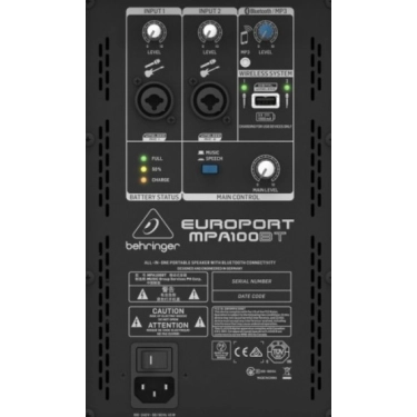 Акустична система Behringer MPA100BT