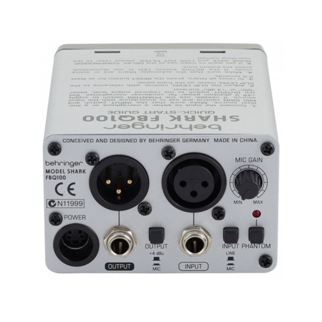 Подавлювач зворотного зв'язку Behringer FBQ100 Подавлювач зворотного зв'язку Behringer FBQ100