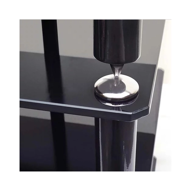 Підставка для Hi-Fi апаратури Norstone Bergen 2 Glossy Black Підставка для Hi-Fi апаратури Norstone Bergen 2 Glossy Black