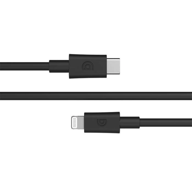 Кабель Griffin Extra Long USB-C to Lightning Cable Black 3m