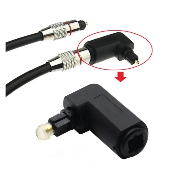 Toslink 360 rotating кутовий оптичний перехідник AirBase T-TCR Toslink 360 rotating кутовий оптичний перехідник AirBase T-TCR