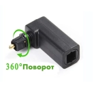 Toslink 360 rotating кутовий оптичний перехідник AirBase T-TCR Toslink 360 rotating кутовий оптичний перехідник AirBase T-TCR