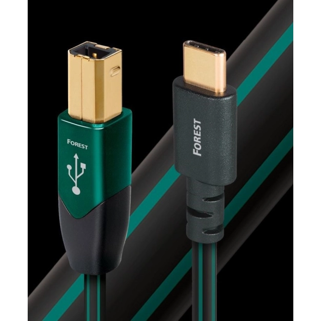 USB-кабель AudioQuest HD 1.5 м, USB Forest B-C USB-кабель AudioQuest HD 1.5 м, USB Forest B-C