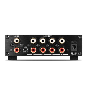 Дільник аудіосигналу 1 на 4 Douk Audio Tilear XZD-A1 Silver