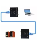 AirBase 2RCA-CAT Удлинитель стерео аудио сигнала 2RCA по витой паре через RJ45