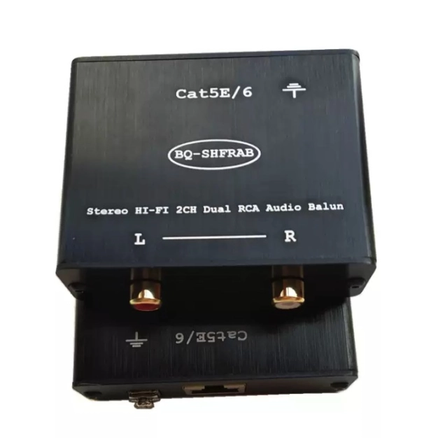 AirBase 2RCA-CAT Подовжувач стерео аудіо сигналу 2RCA по кручений парі через RJ45