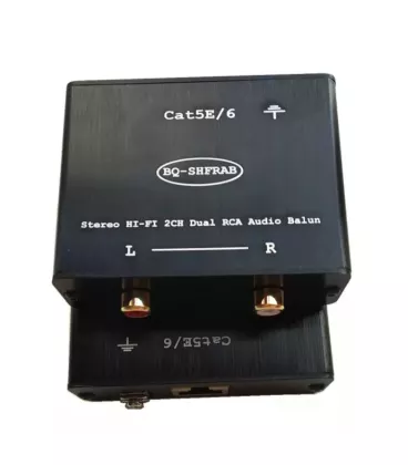 AirBase 2RCA-CAT Подовжувач стерео аудіо сигналу 2RCA по кручений парі через RJ45