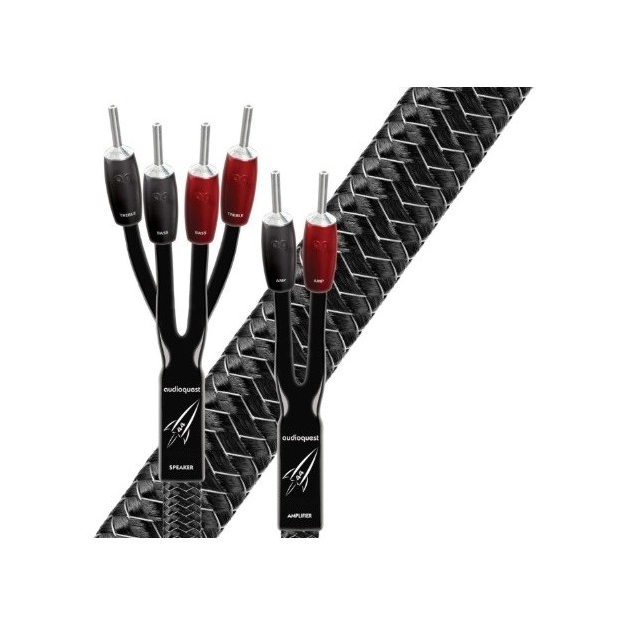 Акустичний кабель AudioQuest Pair 2 м Rocket 44 SBW BAN/G Акустичний кабель AudioQuest Pair 2 м Rocket 44 SBW BAN/G