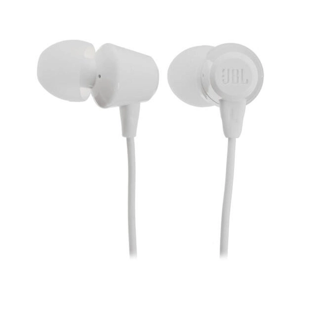 Внутрішньоканальні навушники-гарнітура JBL C50HI White
