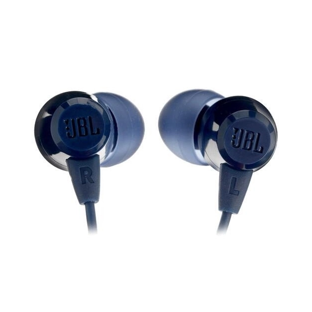 Внутрішньоканальні навушники-гарнітура JBL C50HI Blue