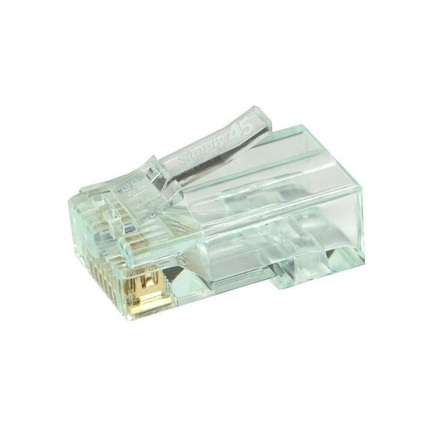 Конектори SCP Simply45-Cat6 Pass Through Modular Plugs for 23Awg Cat6 (100 шт) Конектори SCP Simply45-Cat6 Pass Through Modular Plugs for 23Awg Cat6 (100 шт)