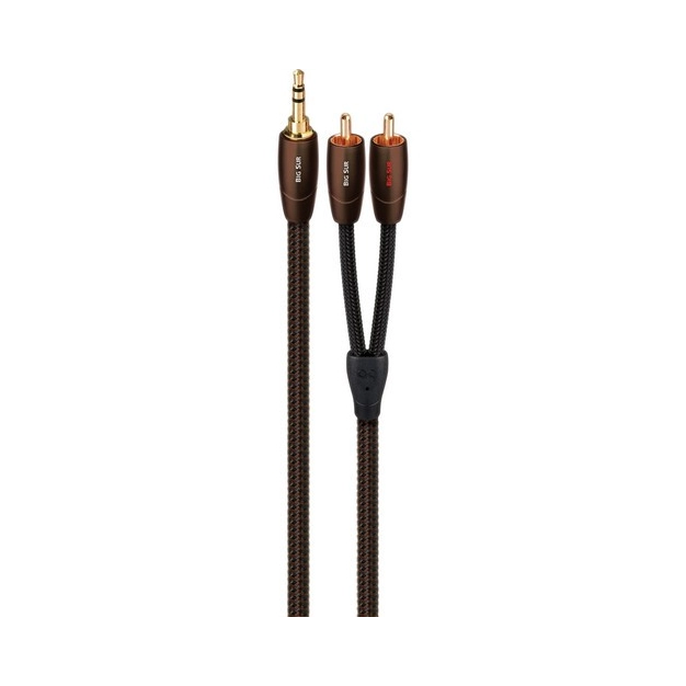 Міжблочний кабель AudioQuest BIG SUR 3.5 мм - 2RCA 1 м Міжблочний кабель AudioQuest BIG SUR 3.5 мм - 2RCA 1 м