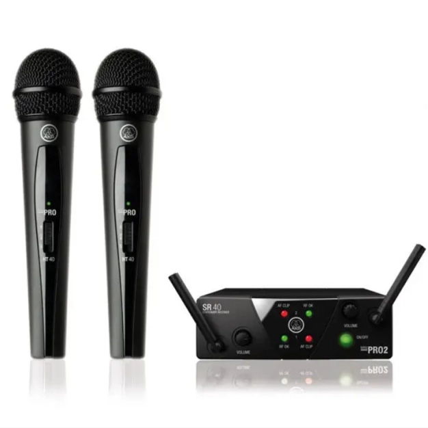 Радіосистема з ручним мікрофоном AKG WMS40 Mini2 Vocal Set BD US45A/C EU/US/UK Радіосистема з ручним мікрофоном AKG WMS40 Mini2 Vocal Set BD US45A/C EU/US/UK
