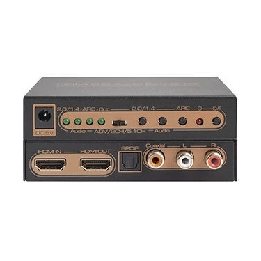 Конвертер HDMI в HDMI V2.0 з аудіоекстрактор AirBase