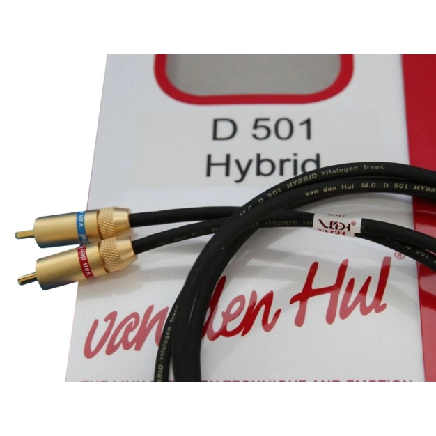Межблочный фоно-кабель Van Den Hul D-501 Hybrid RCA-RCA 1.0 m