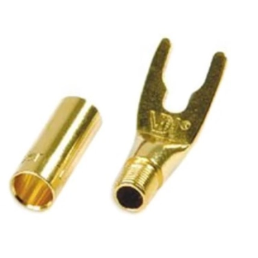Акустичний конектор Van den Hul Gold plated Bus connector with Spade, 10 mm