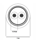 Кабель Van Den Hul D-501 Silver Hybrid RCA-RCA 1.0 m