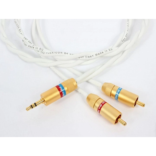Межблочный кабель Van Den HulFlexicon B4 mini jack to 2xRCA 1.0 m