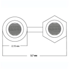 Акустичний кабель Van Den Hul The CT 2 x 18 FEP blue Акустичний кабель Van Den Hul The CT 2 x 18 FEP blue