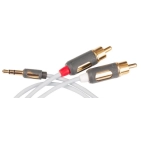 SUPRA AUX MP-CABLE MINI PLUG-2RCA SUPRA AUX MP-CABLE MINI PLUG-2RCA
