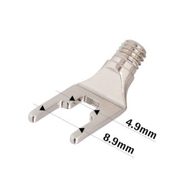 Роз'єм Supra Combicon Spade Part M6 Rhodium