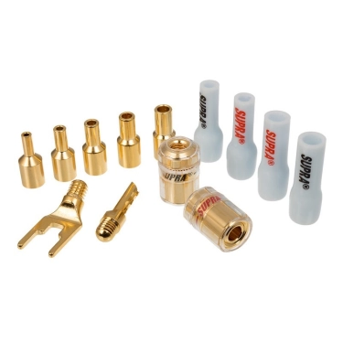 Роз'єм Supra Combicon Spade Part M6 Rhodium