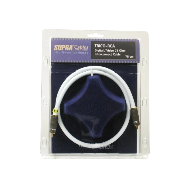Міжблочний кабель Supra Trico 1RCA-1RCA Digital 1м Міжблочний кабель Supra Trico 1RCA-1RCA Digital 1м