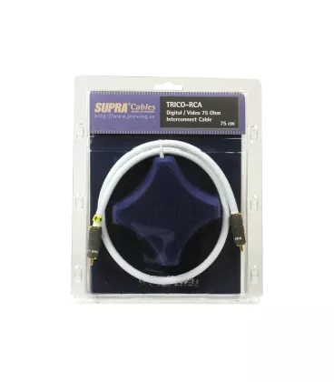 Міжблочний кабель Supra Trico 1RCA-1RCA Digital 1м