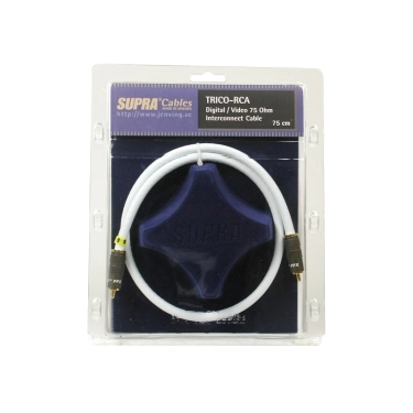 Міжблочний кабель Supra Trico 1RCA-1RCA Digital 1м