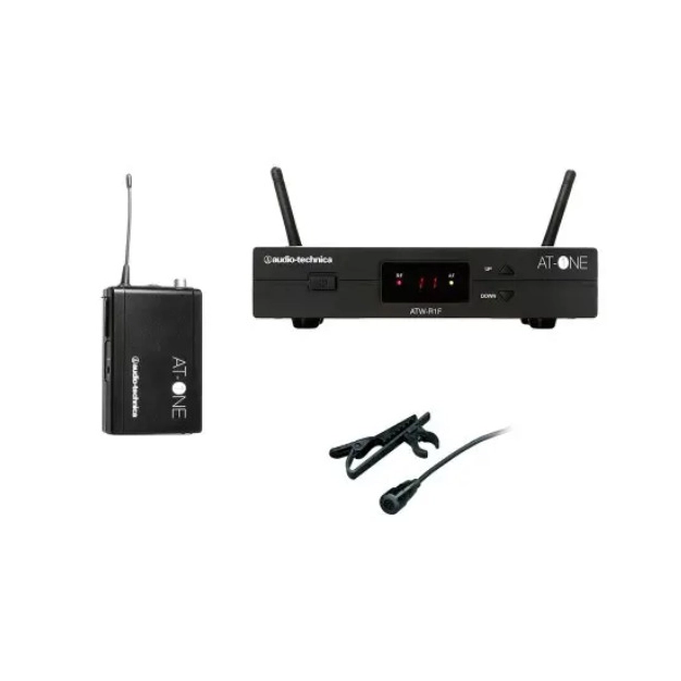 Radio system with lavalier microphone Audio-Technica ATW-11/PDE3