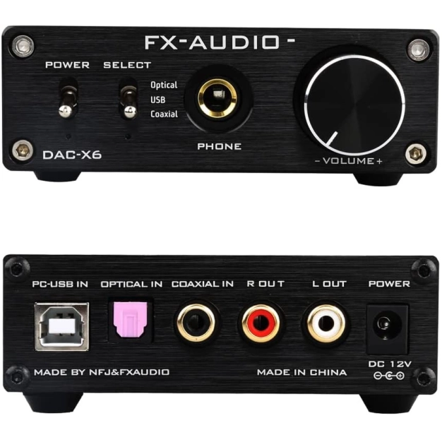 ЦАП та підсилювач для навушників FX Audio DAC-X6