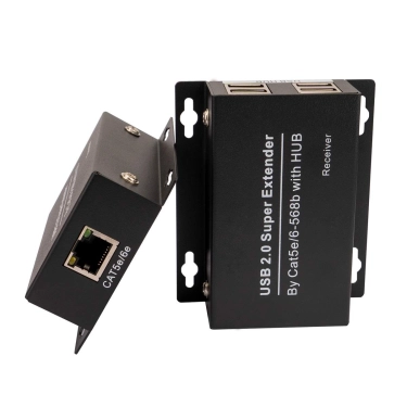 Подовжувач USB по кручений парі на 50 м AirBase IB-EXUSB4-2.0