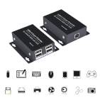 Подовжувач USB по кручений парі на 50 м AirBase IB-EXUSB4-2.0 Подовжувач USB по кручений парі на 50 м AirBase IB-EXUSB4-2.0