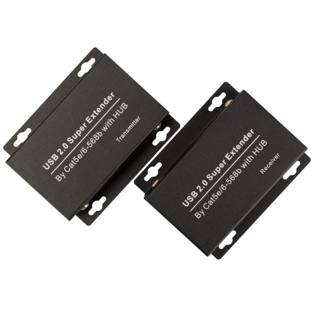 Подовжувач USB по кручений парі на 50 м AirBase IB-EXUSB4-2.0 Подовжувач USB по кручений парі на 50 м AirBase IB-EXUSB4-2.0