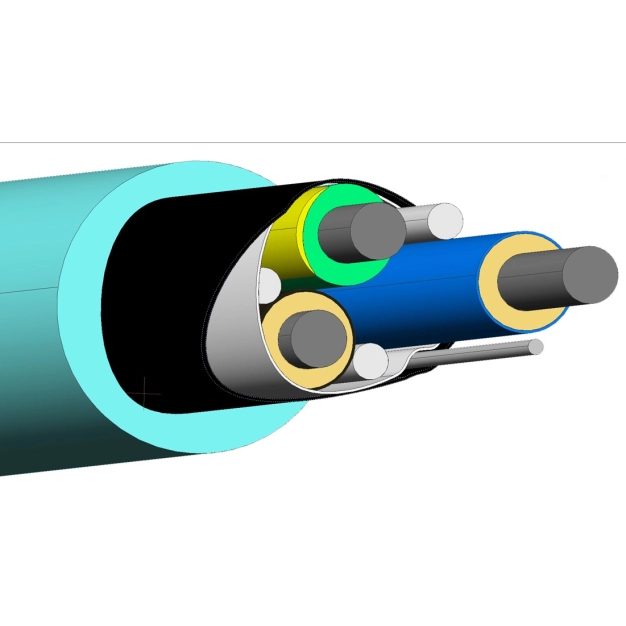 Мережевий кабель для підсилювача та аудіо апаратури Supra LORAD 3X1.5 Blue Мережевий кабель для підсилювача та аудіо апаратури Supra LORAD 3X1.5 Blue