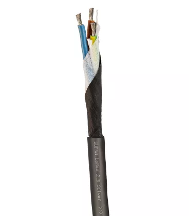 Мережевий кабель для підсилювача та аудіо апаратури Supra LORAD 3X2.5 SPC GREY