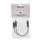 Перехідник 1RCA Female - 2RCA Male Earthquake MT-RCA-Y2M Перехідник 1RCA Female - 2RCA Male Earthquake MT-RCA-Y2M