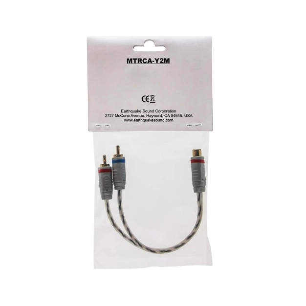 Перехідник 1RCA Female - 2RCA Male Earthquake MT-RCA-Y2M Перехідник 1RCA Female - 2RCA Male Earthquake MT-RCA-Y2M
