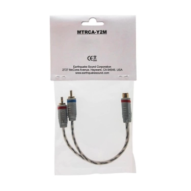 Перехідник 1RCA Female - 2RCA Male Earthquake MT-RCA-Y2M